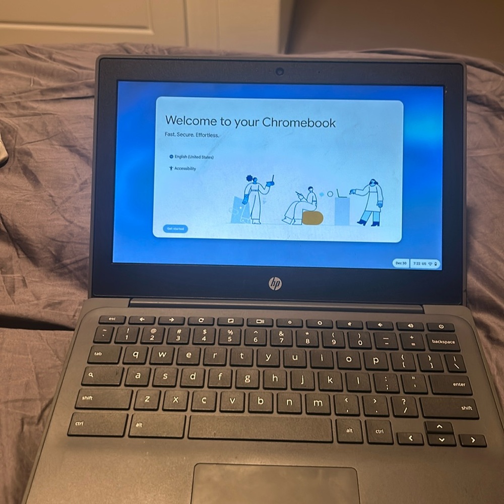 A black chrome book
